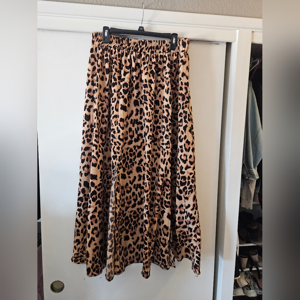 Hayden Leopard Print Skirt